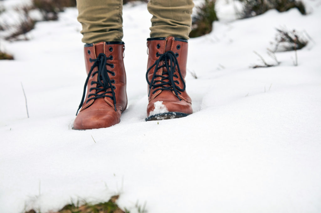 pies protegidos del frio